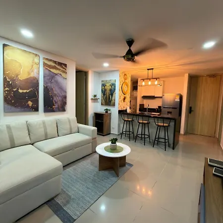 En - Lujoso Y Moderno Piso19 - Cerca A Ciudad Amurllada Y Frente A Playa * Cartagena